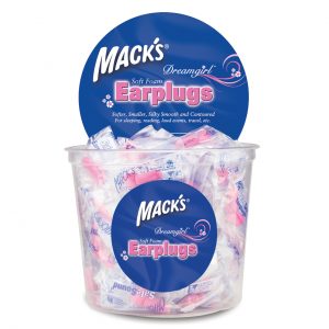 Mack's Dreamgirl Foam Earplugs - 100 Pair Tub