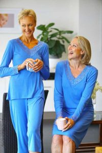ladies in sleepwear for sweating