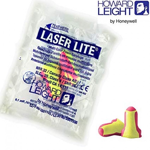 Lot Corded Ear Plugs Foam Howard Laser Lite BUY 2 GET 1 FREE 16 pair